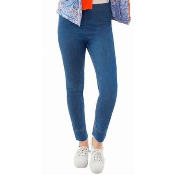 Gretchen Scott Denim Gripeless Pull On Pants - Picture 1 of 5